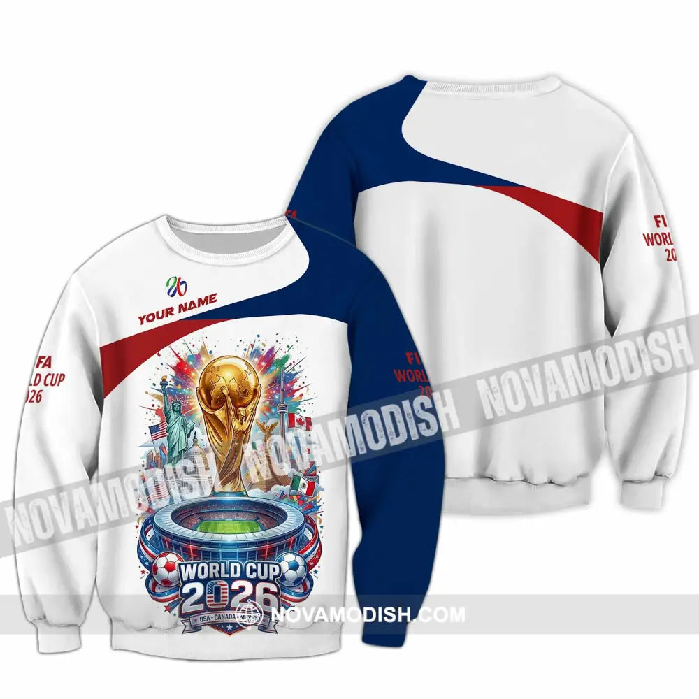 Unisex Shirt - Custom World Cup 2026 3D Shirt - Long Sleeve / S - T-shirt