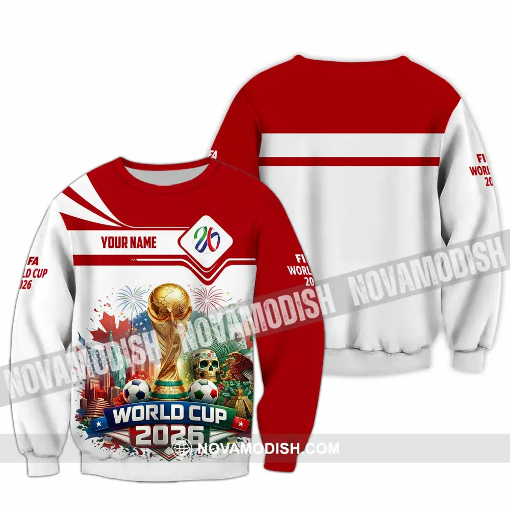 Unisex Shirt - Custom World Cup 2026 3D Shirt Long Sleeve / S T-shirt