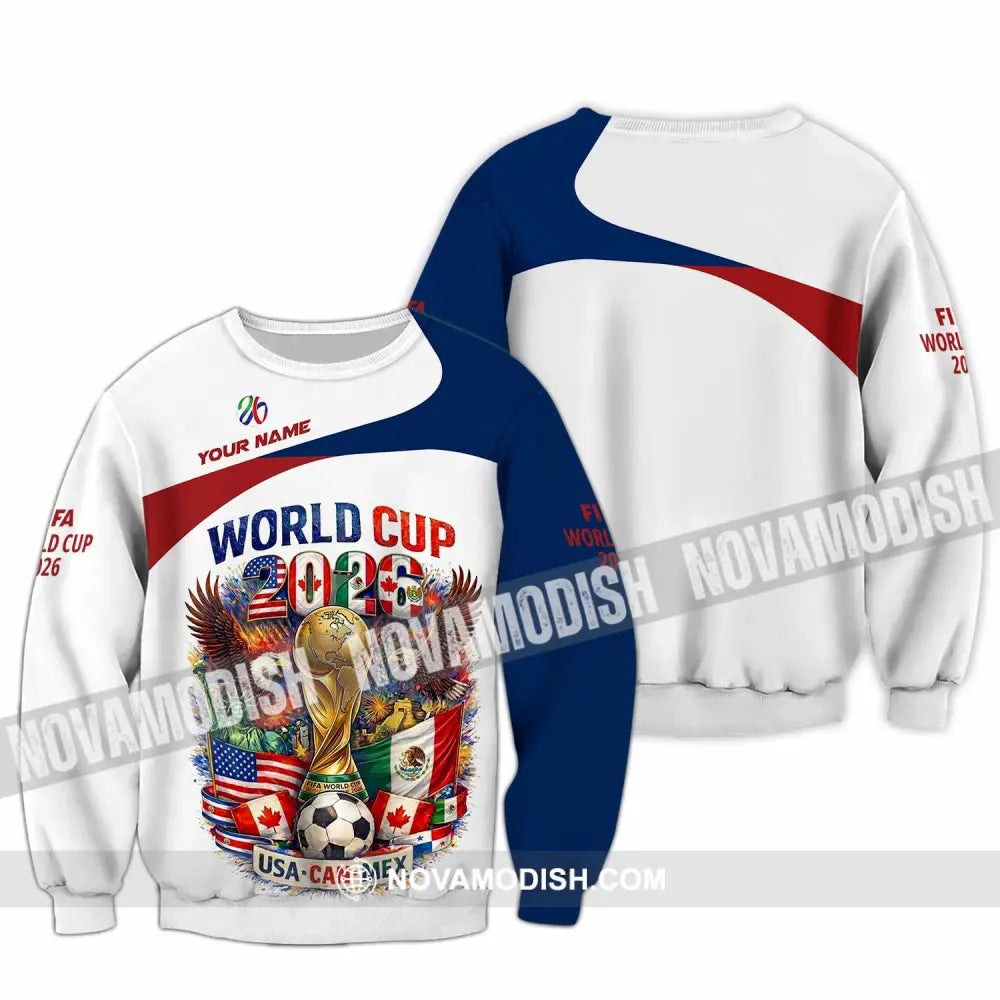 Unisex Shirt - Custom World Cup 2026 3D Shirt - Long Sleeve / S - T-shirt