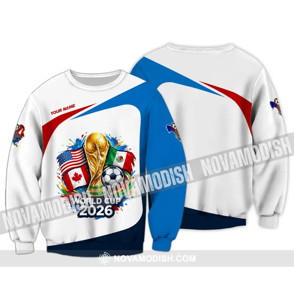 Unisex Shirt - Custom World Cup 2026 3D Shirt - Long Sleeve / S - T-shirt
