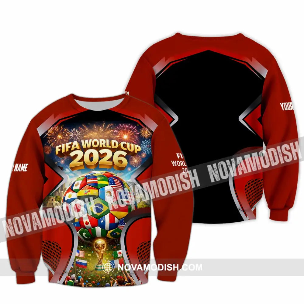 Unisex Shirt - Custom World Cup 2026 3D Shirt Long Sleeve / S T-shirt