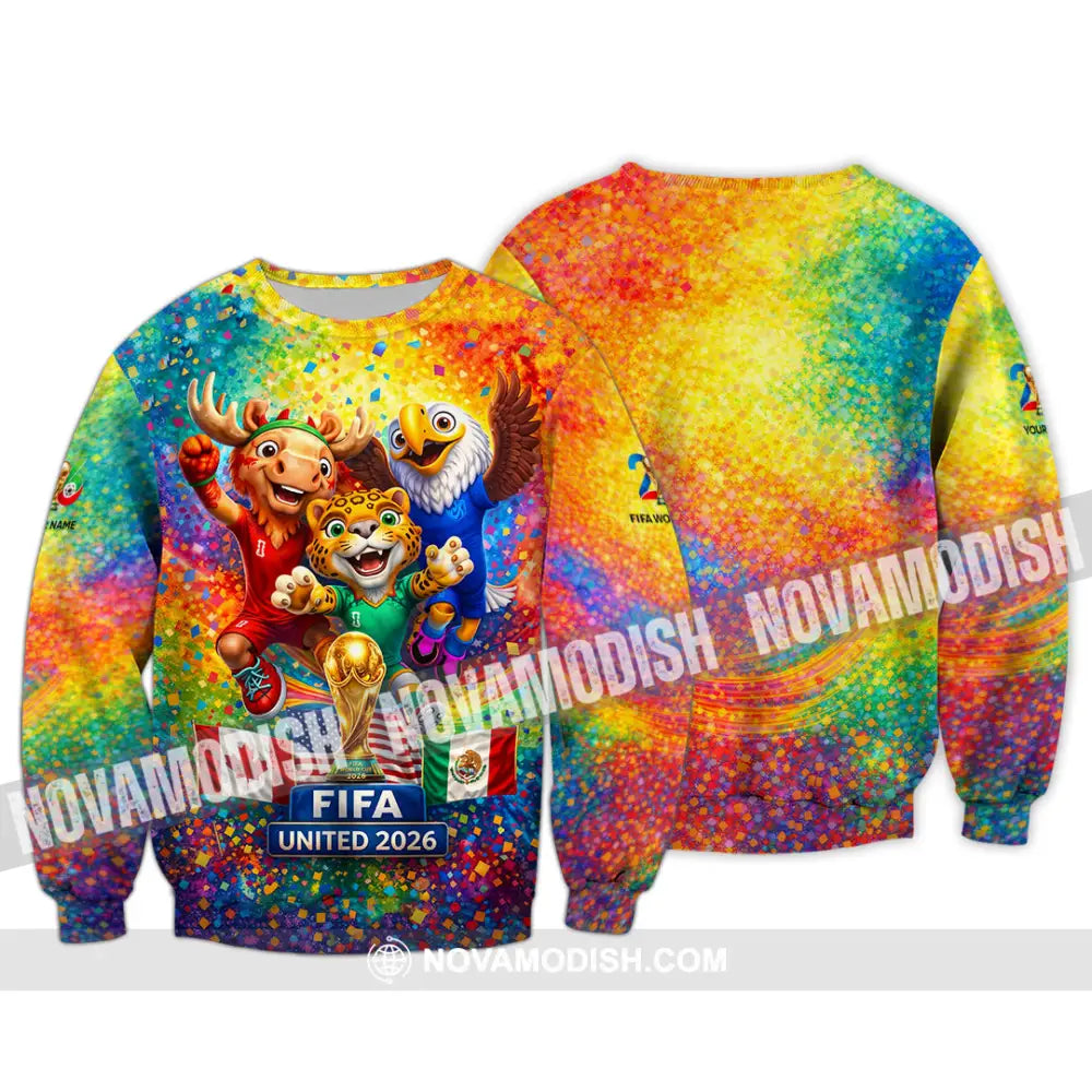 Unisex Shirt - Custom World Cup 2026 3D Shirt - Long Sleeve / S - T-shirt