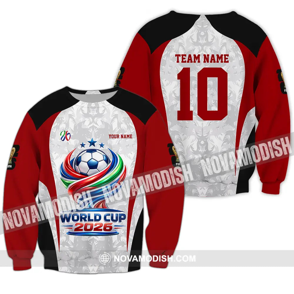 Unisex Shirt - Custom World Cup 2026 3D Shirt Long Sleeve / S T-shirt