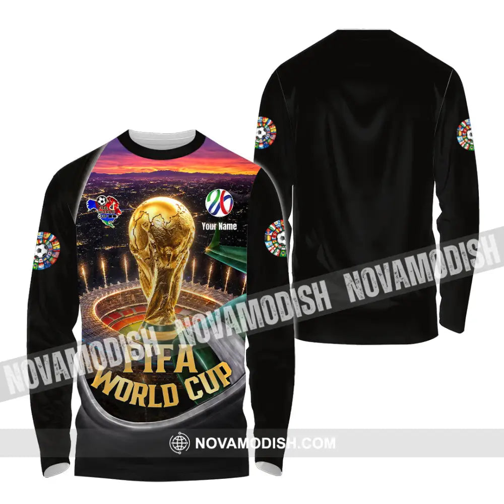 Unisex Shirt - Custom World Cup 2026 3D Shirt - Long Sleeve Shirt / S - T-shirt