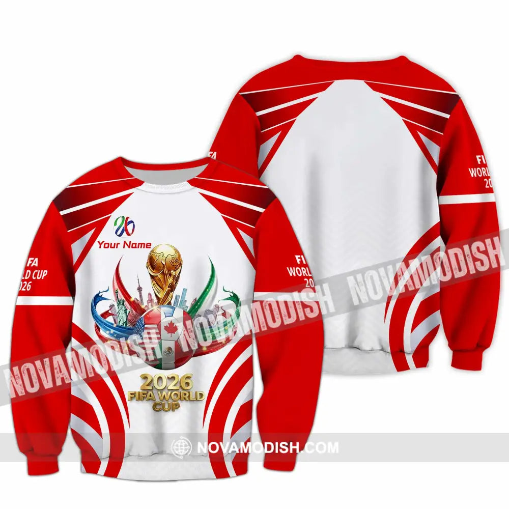 Unisex Shirt - Custom World Cup 2026 3D Shirt Long Sleeve / S T-shirt