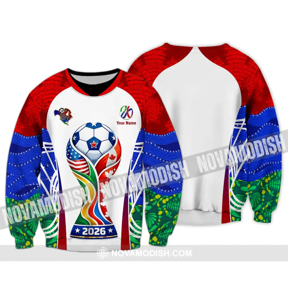 Unisex Shirt - Custom World Cup 2026 3D Shirt - Long Sleeve / S - T-shirt
