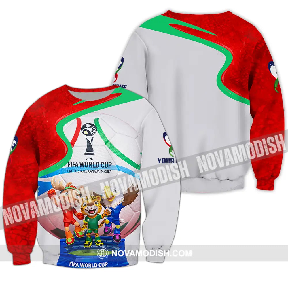 Unisex Shirt - Custom World Cup 2026 3D Shirt Long Sleeve / S T-shirt
