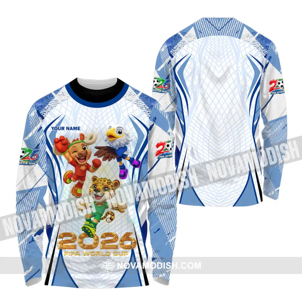 Unisex Shirt - Custom World Cup 2026 3D Shirt Long Sleeve Shirt / S T-shirt
