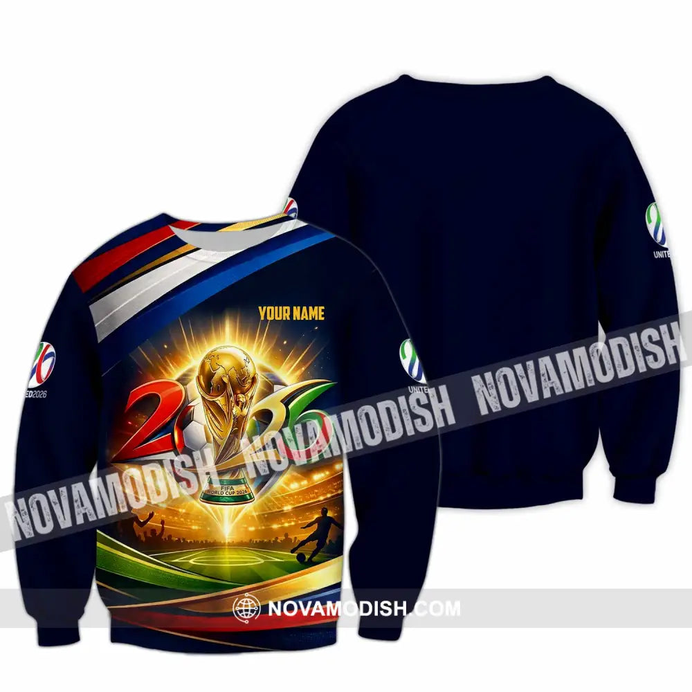 Unisex Shirt - Custom World Cup 2026 3D Shirt - Long Sleeve / S - T-shirt
