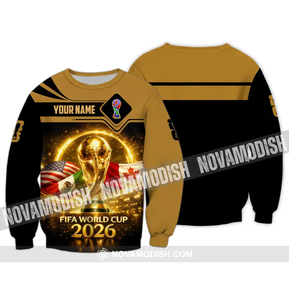 Unisex Shirt - Custom World Cup 2026 3D Shirt - Long Sleeve / S - T-shirt