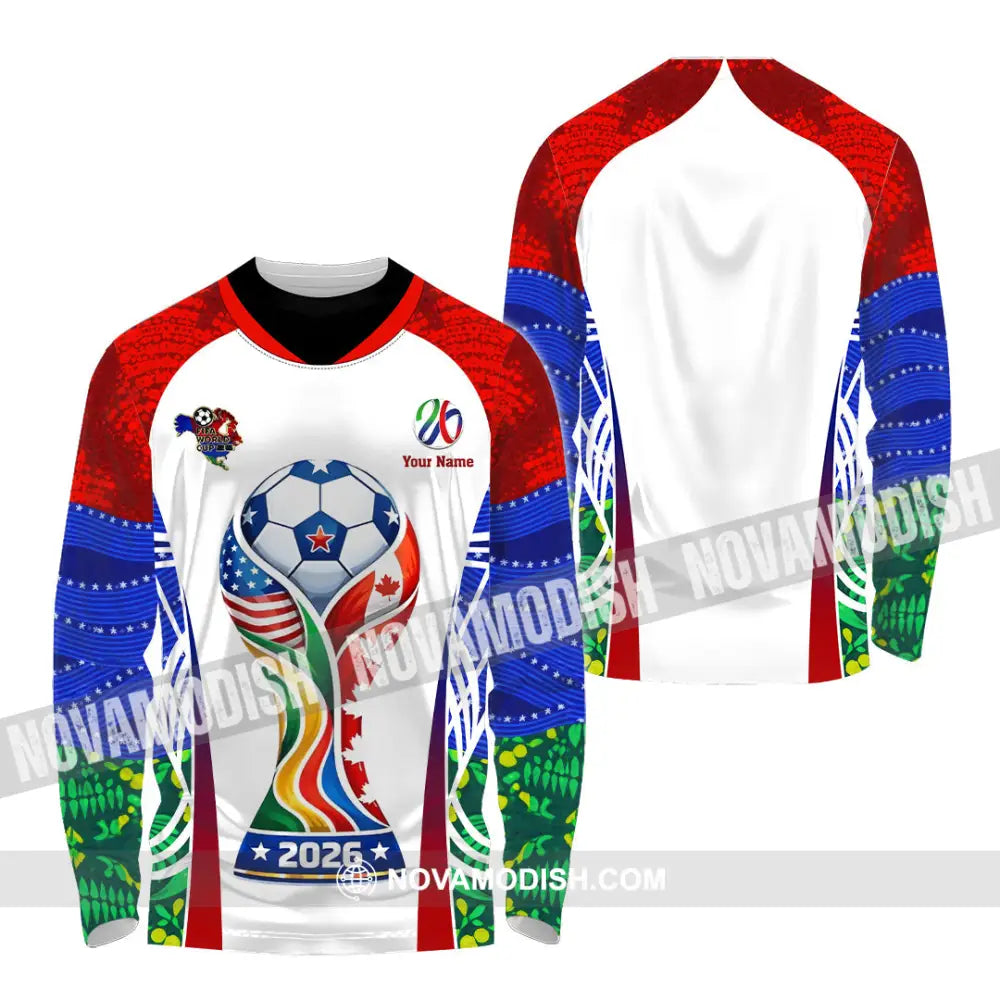 Unisex Shirt - Custom World Cup 2026 3D Shirt - Long Sleeve Shirt / S - T-shirt