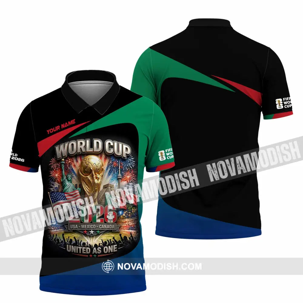 Unisex Shirt - Custom World Cup 2026 3D Shirt Polo Shirt / S T-shirt