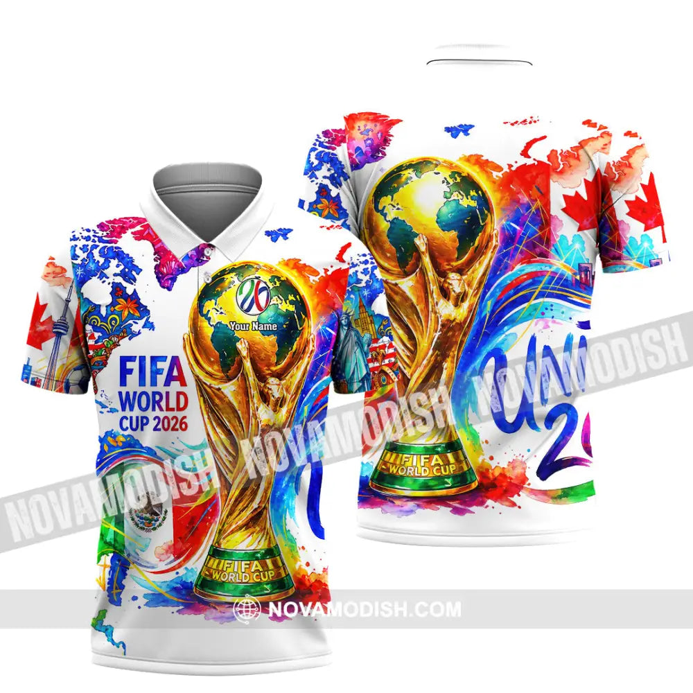 Unisex Shirt - Custom World Cup 2026 3D Shirt - Polo Shirt / S - T-shirt