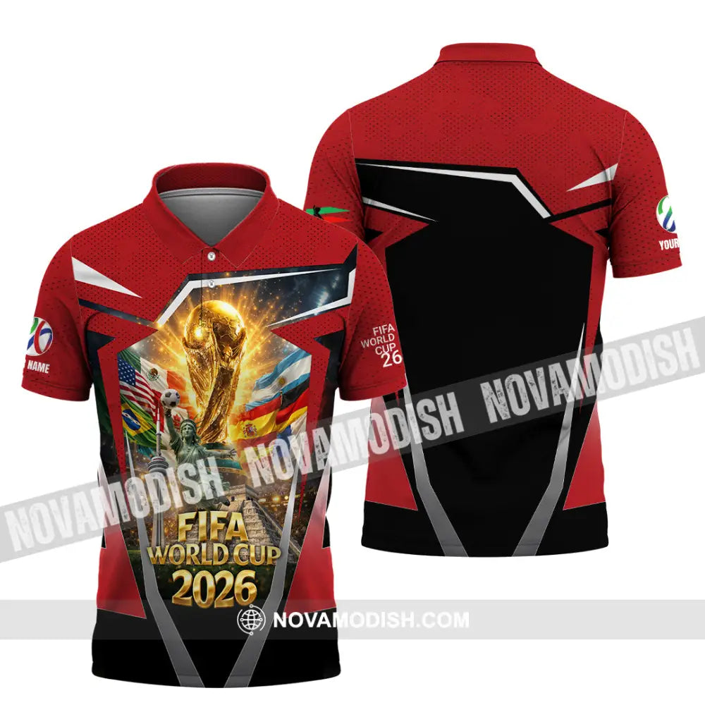 Unisex Shirt - Custom World Cup 2026 3D Shirt Polo Shirt / S T-shirt
