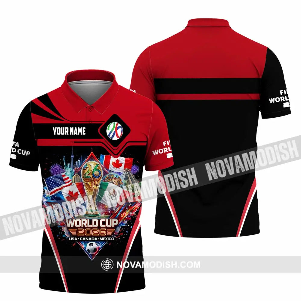 Unisex Shirt - Custom World Cup 2026 3D Shirt Polo Shirt / S T-shirt