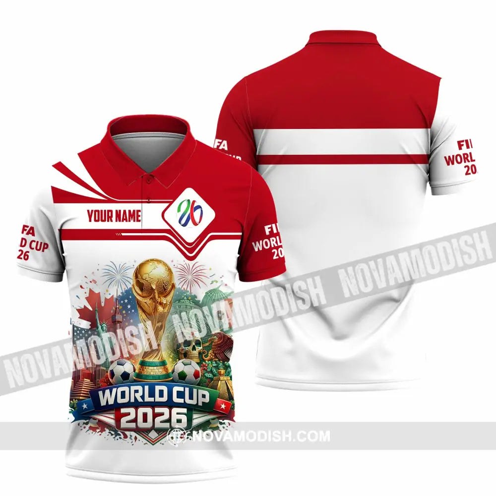 Unisex Shirt - Custom World Cup 2026 3D Shirt Polo Shirt / S T-shirt