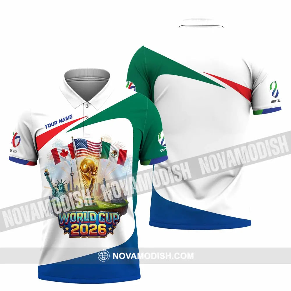 Unisex Shirt - Custom World Cup 2026 3D Shirt Polo Shirt / S T-shirt
