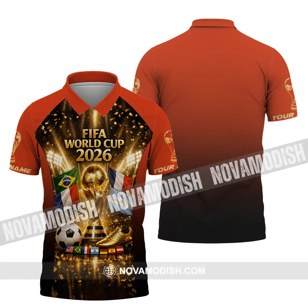 Unisex Shirt - Custom World Cup 2026 3D Shirt Polo Shirt / S T-shirt