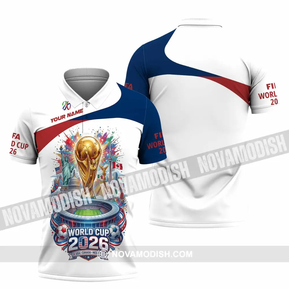 Unisex Shirt - Custom World Cup 2026 3D Shirt - Polo Shirt / S - T-shirt