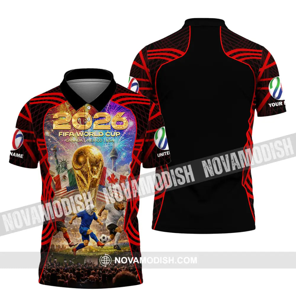 Unisex Shirt - Custom World Cup 2026 3D Shirt Polo Shirt / S T-shirt