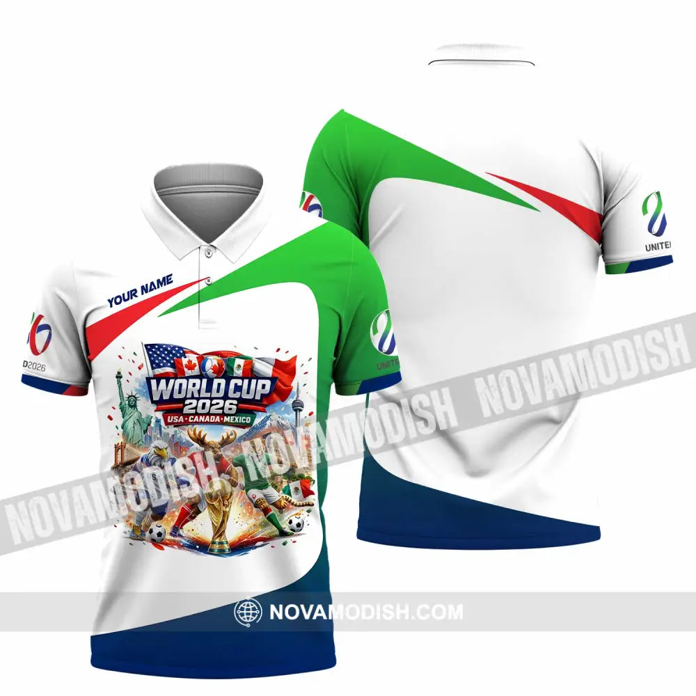 Unisex Shirt - Custom World Cup 2026 3D Shirt Polo Shirt / S T-shirt
