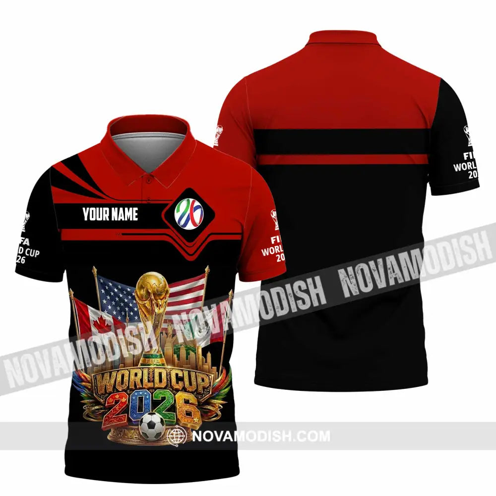 Unisex Shirt - Custom World Cup 2026 3D Shirt - Polo Shirt / S - T-shirt