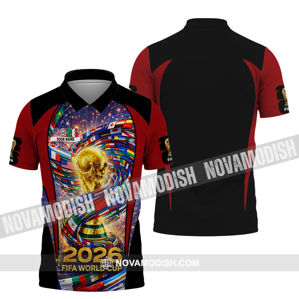 Unisex Shirt - Custom World Cup 2026 3D Shirt Polo Shirt / S T-shirt