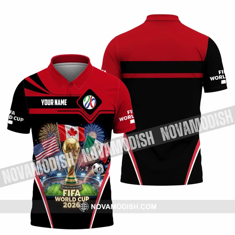Unisex Shirt - Custom World Cup 2026 3D Shirt Polo Shirt / S T-shirt