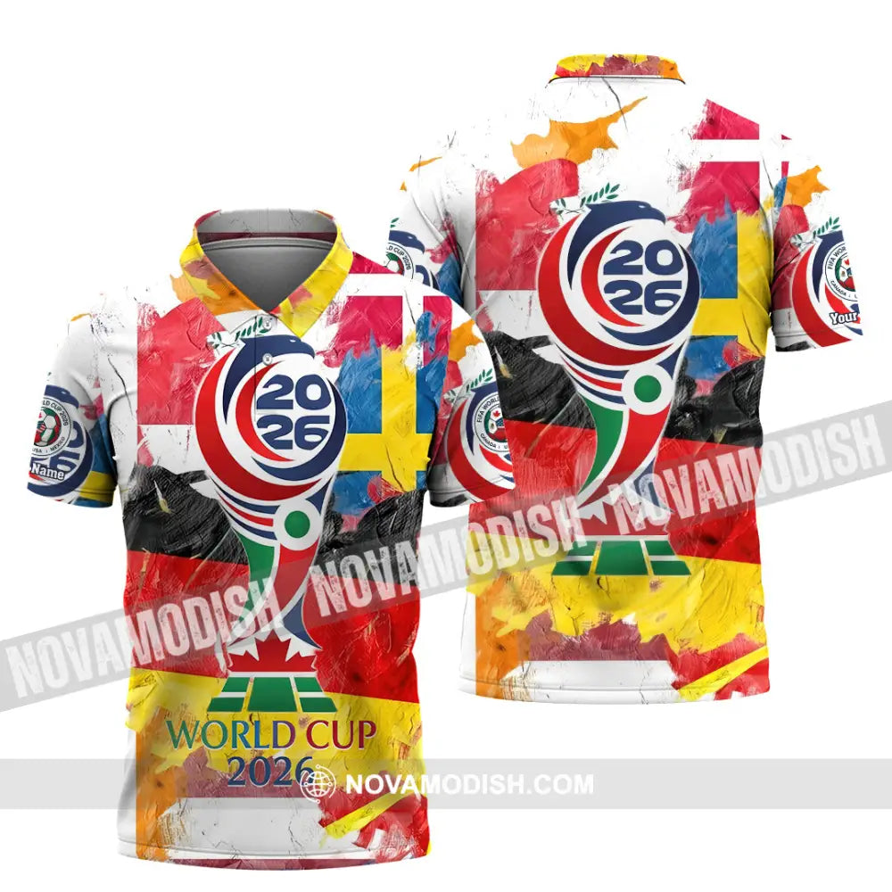 Unisex Shirt - Custom World Cup 2026 3D Shirt - Polo Shirt / S - T-shirt