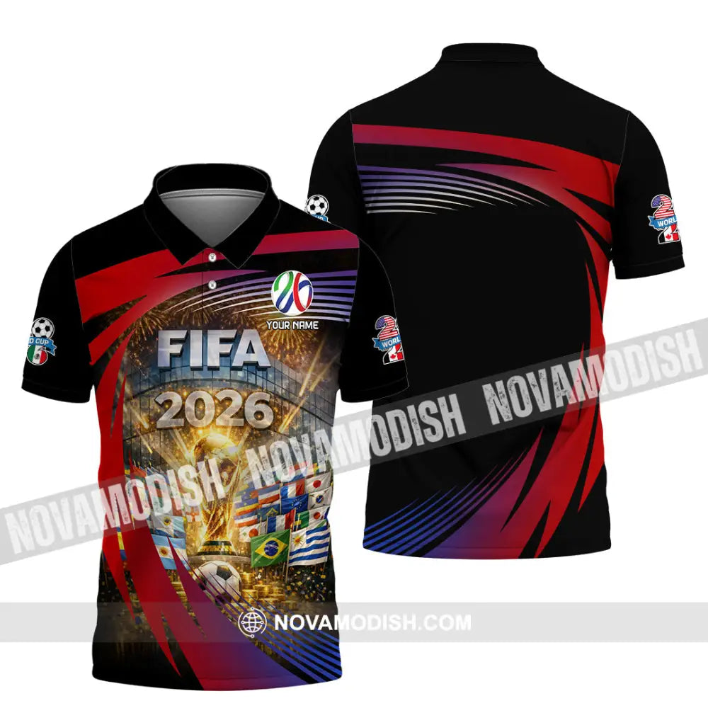 Unisex Shirt - Custom World Cup 2026 3D Shirt Polo Shirt / S T-shirt