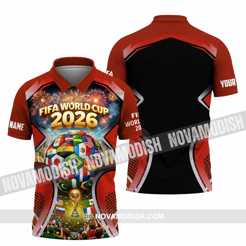 Unisex Shirt - Custom World Cup 2026 3D Shirt Polo Shirt / S T-shirt