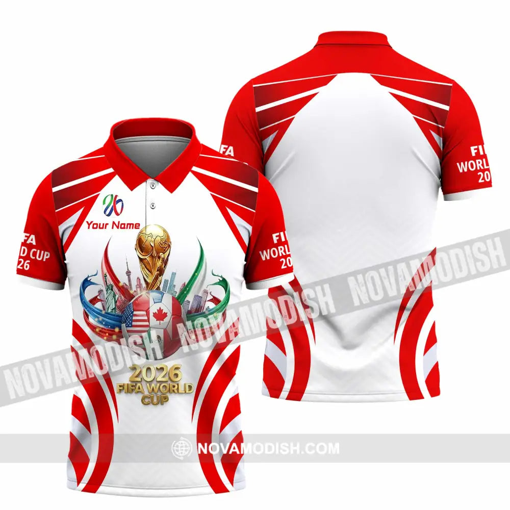 Unisex Shirt - Custom World Cup 2026 3D Shirt Polo Shirt / S T-shirt