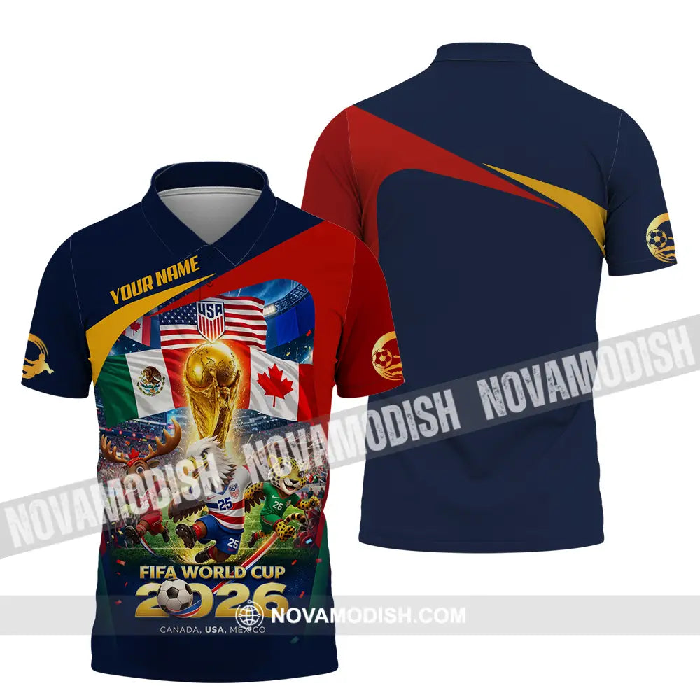 Unisex Shirt - Custom World Cup 2026 3D Shirt Polo Shirt / S T-shirt