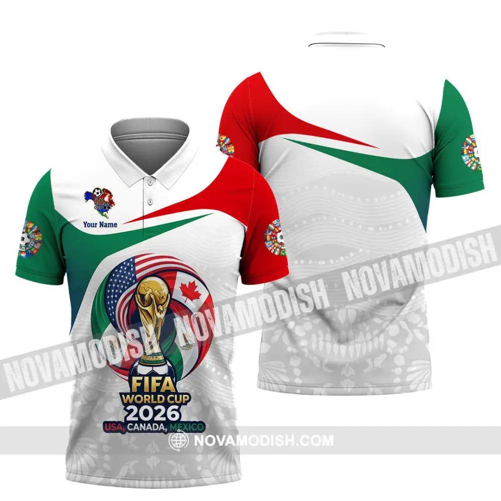 Unisex Shirt - Custom World Cup 2026 3D Shirt - Polo Shirt / S - T-shirt