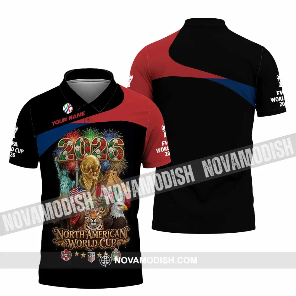 Unisex Shirt - Custom World Cup 2026 3D Shirt - Polo Shirt / S - T-shirt