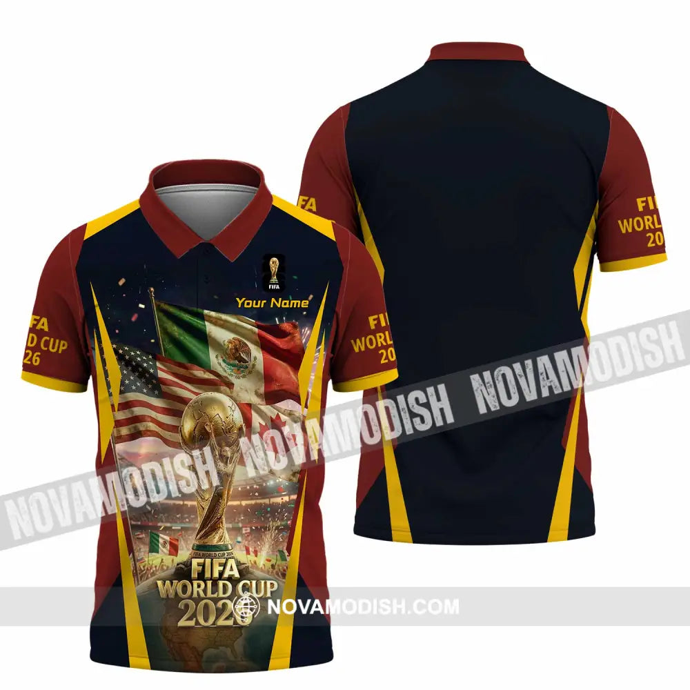 Unisex Shirt - Custom World Cup 2026 3D Shirt Polo Shirt / S T-shirt