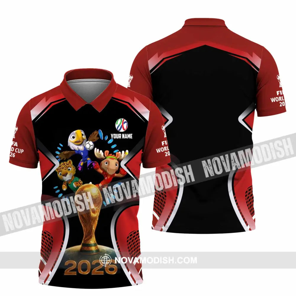 Unisex Shirt - Custom World Cup 2026 3D Shirt - Polo Shirt / S - T-shirt