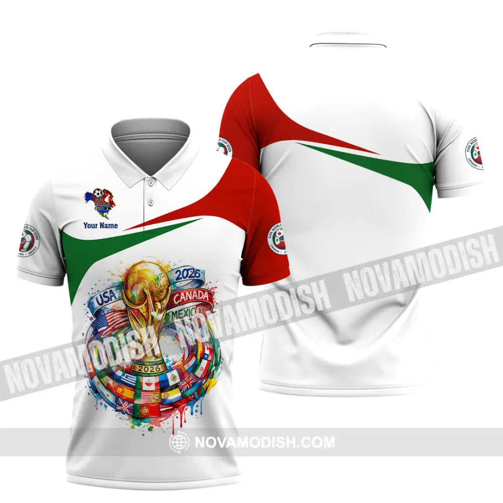 Unisex Shirt - Custom World Cup 2026 3D Shirt - Polo Shirt / S - T-shirt