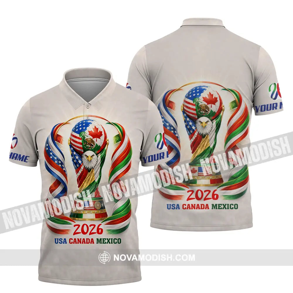 Unisex Shirt - Custom World Cup 2026 3D Shirt Polo Shirt / S T-shirt