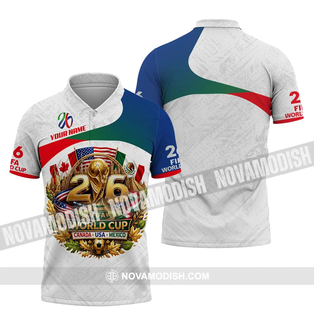 Unisex Shirt - Custom World Cup 2026 3D Shirt - Polo Shirt / S - T-shirt