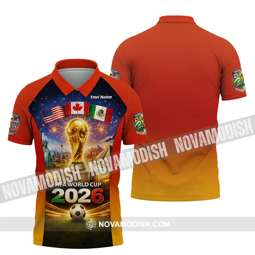 Unisex Shirt - Custom World Cup 2026 3D Shirt Polo Shirt / S T-shirt