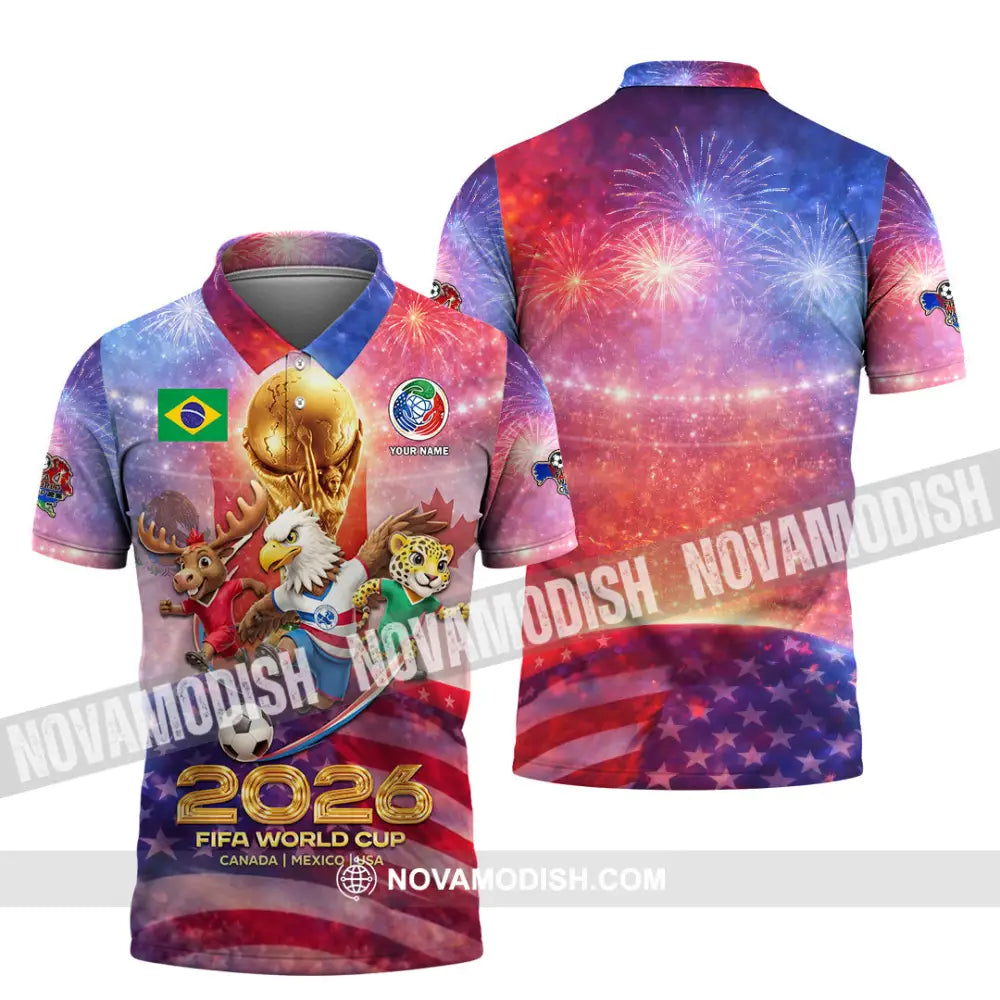 Unisex Shirt - Custom World Cup 2026 3D Shirt Polo Shirt / S T-shirt