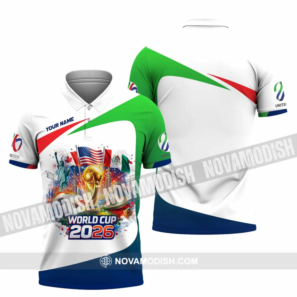 Unisex Shirt - Custom World Cup 2026 3D Shirt Polo Shirt / S T-shirt