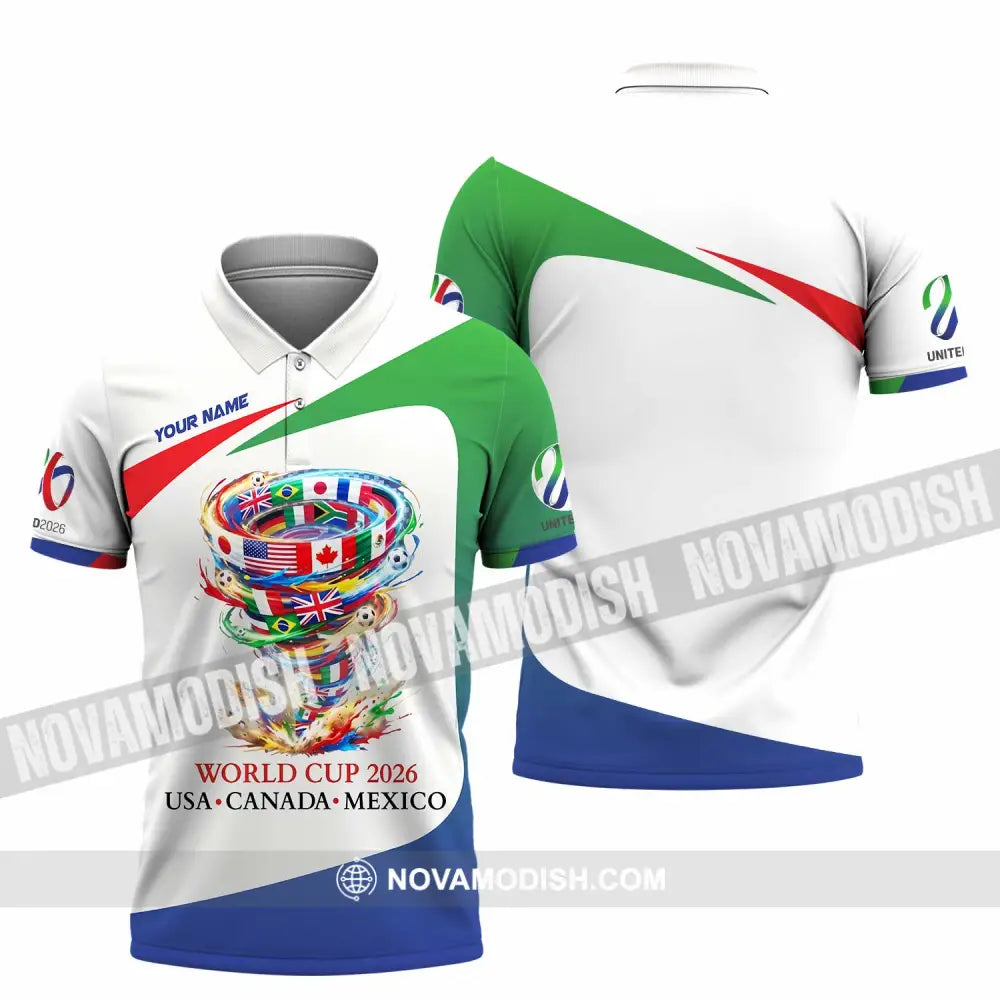 Unisex Shirt - Custom World Cup 2026 3D Shirt Polo Shirt / S T-shirt