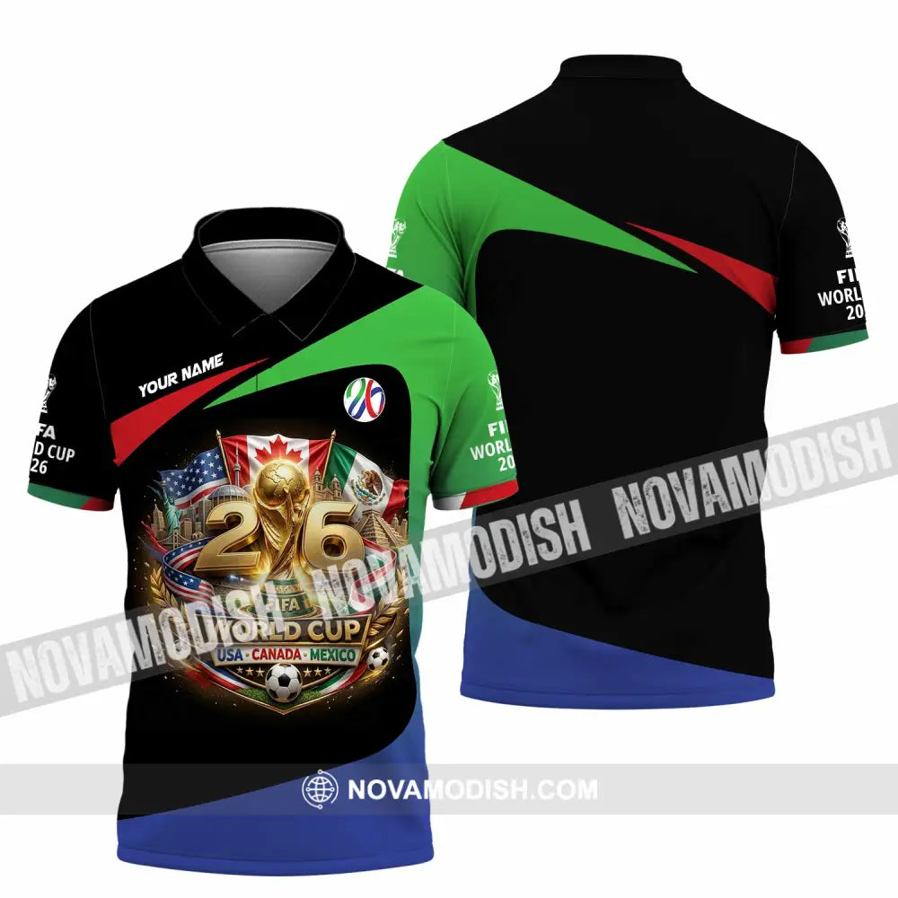 Unisex Shirt - Custom World Cup 2026 3D Shirt Polo Shirt / S T-shirt