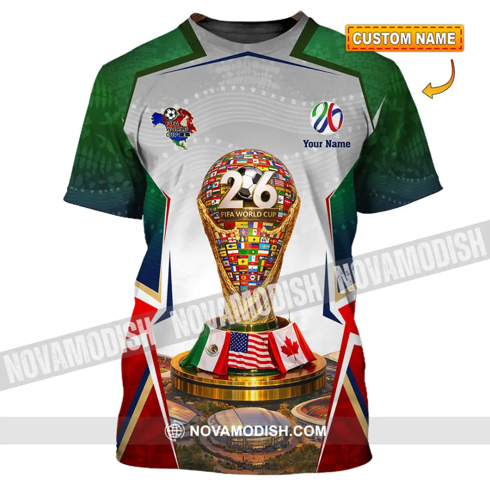 Unisex Shirt - Custom World Cup 2026 3D Shirt - T-shirt