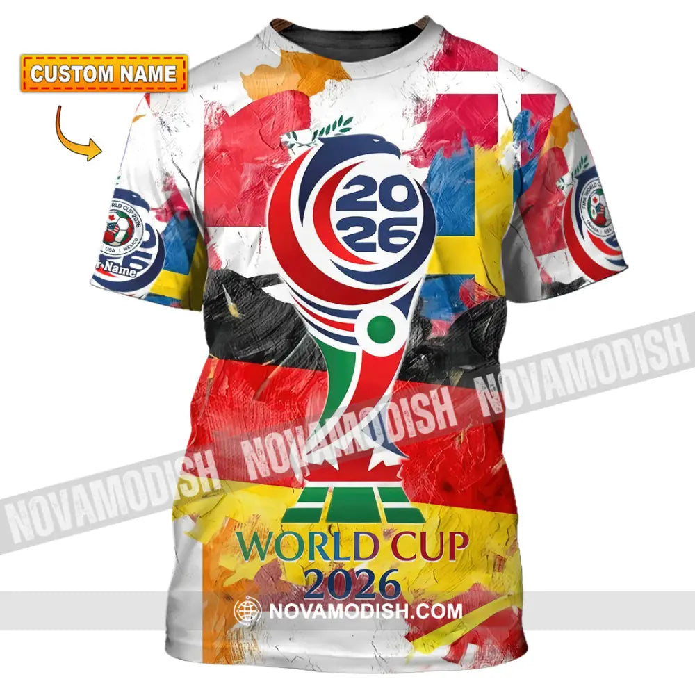 Unisex Shirt - Custom World Cup 2026 3D Shirt - T-shirt