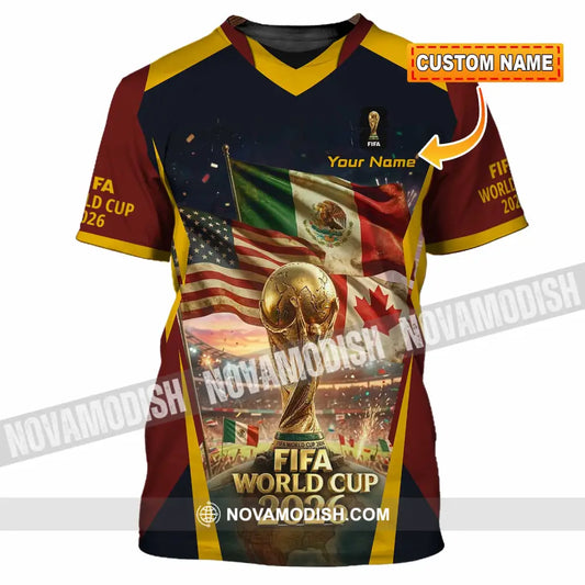 Unisex Shirt - Custom World Cup 2026 3D Shirt T-shirt