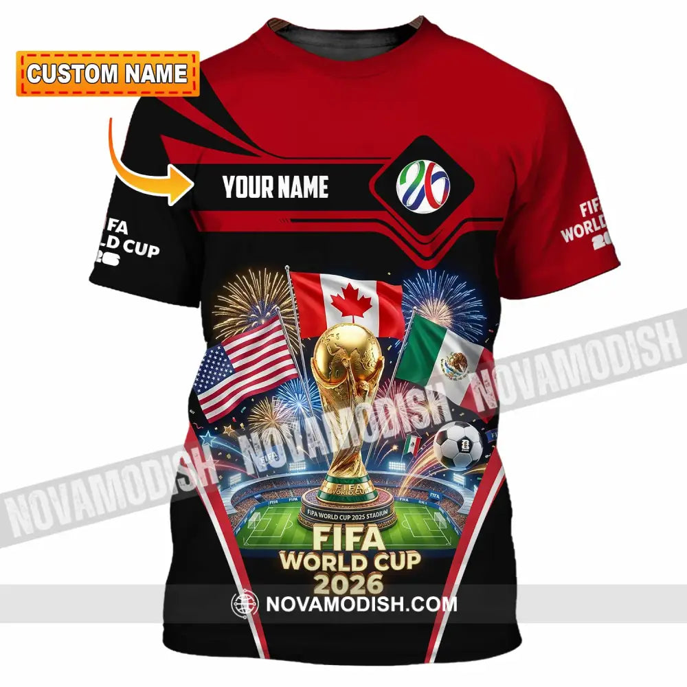 Unisex Shirt - Custom World Cup 2026 3D Shirt T-shirt
