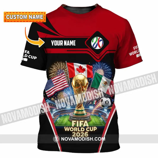 Unisex Shirt - Custom World Cup 2026 3D Shirt T-shirt